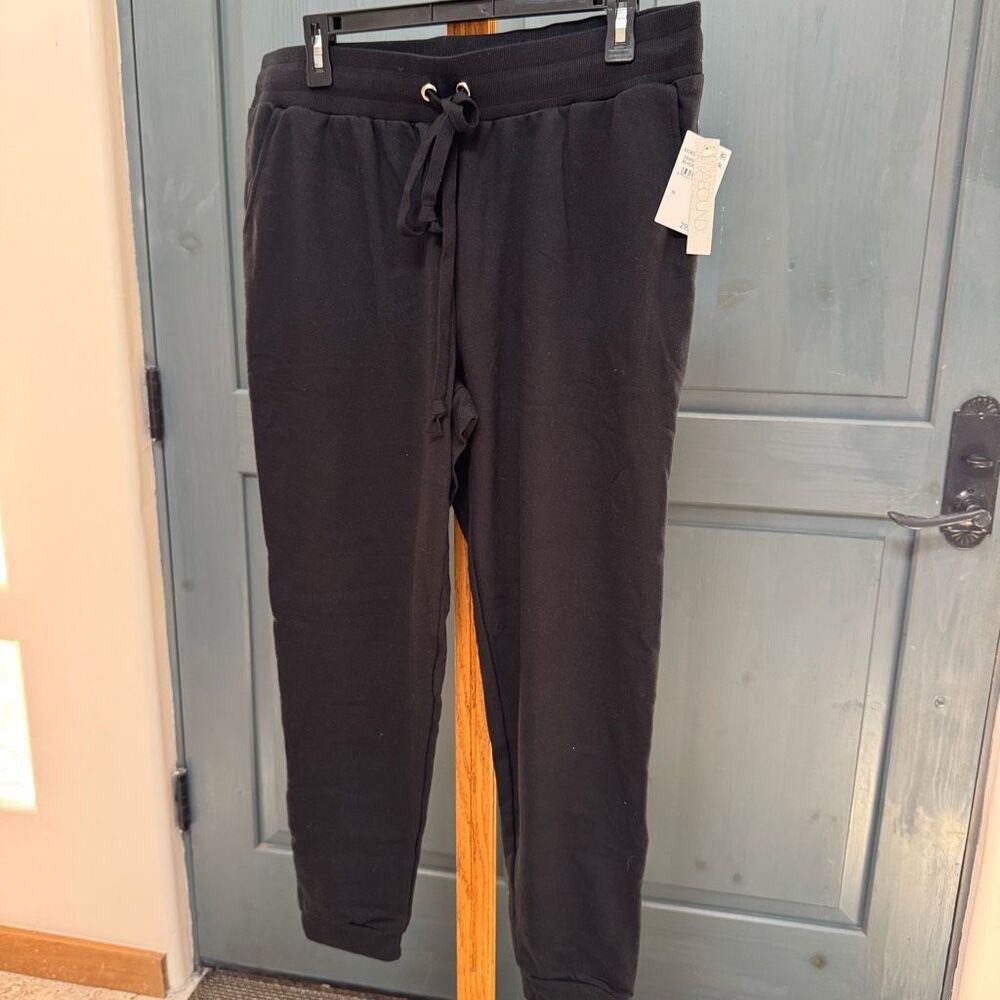 NWT Nordstrom Abound black jogger cuffed pants XL